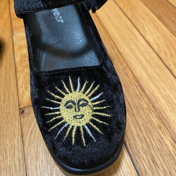 Koi Della Black Velvet Witchy Mary Janes - Picture 4 of 7